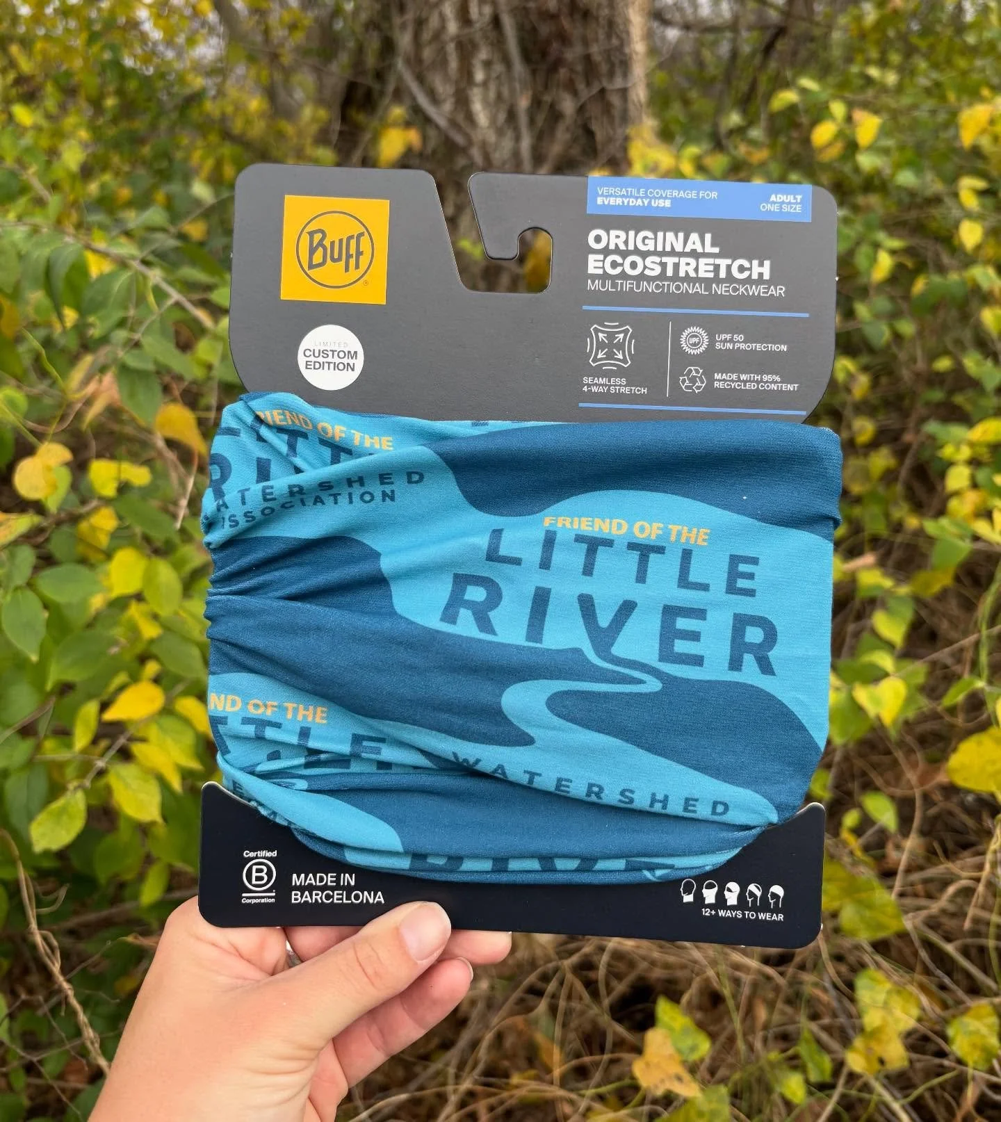 🚨New Friend of the Little River Gift Alert🚨

Show your support of Little River Watershed Association with this four-season, multifunctional neck/headwear from @buffofficial . It&rsquo;s perfect for sun protection (UPF 50) or staying a little extra 
