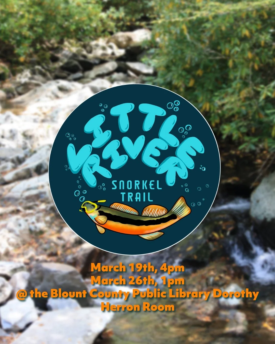 Public Forum Alert!🚨
Today at 1pm, in person, or online at: 
In person, and online at meet.google.com/xik-jrar-kka

Join us to learn about the first step we are taking to bring the Little River Snorkel Trail to life. We will be talking about the edu