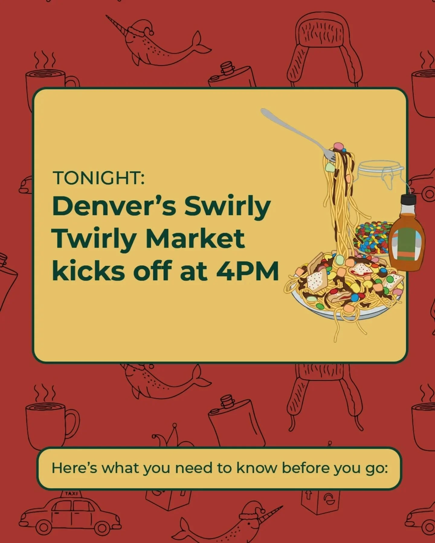 TONIGHT! Go through the Lincoln Tunnel, get a syrup shot, and celebrate with 50+ local makers. THE holiday event has arrived and it doesn't smell like beef and cheese. 🎉
