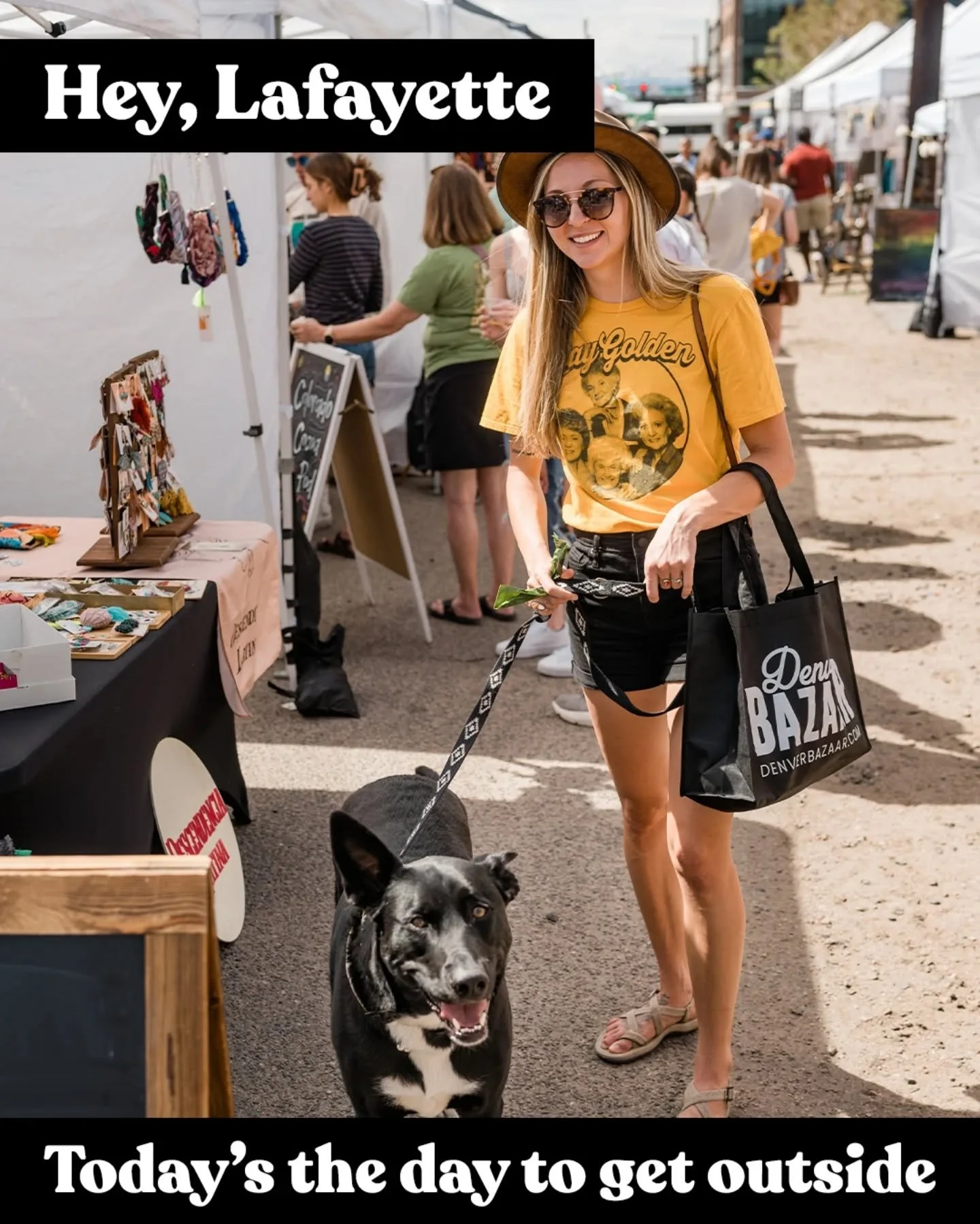Happening now: Acreage BAZAAR! The no plan needed Memorial Day weekend hang kicks off with live music, Kona Ice refills all day long, and a little fresh air. 

See you soon? 
#denverbazaar #lafayetteco #acreage