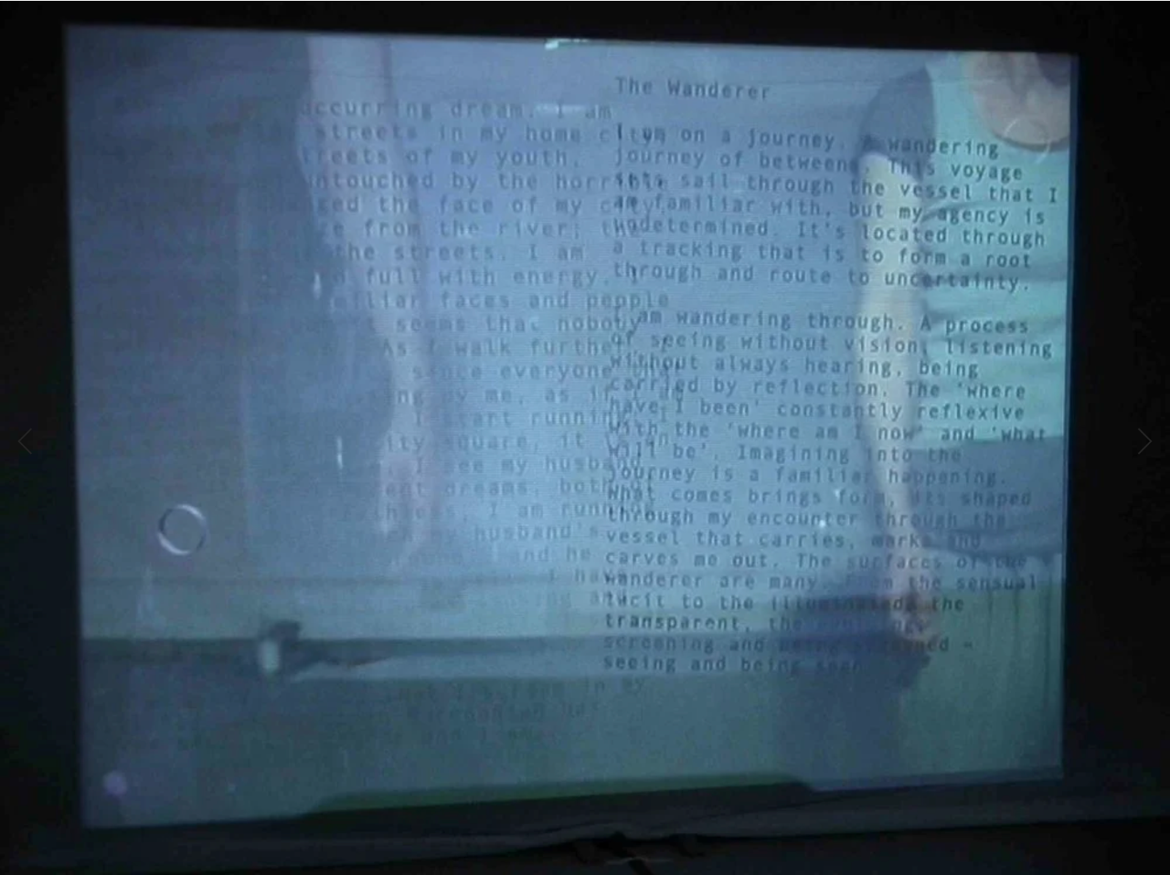Screenshot of Elena Marchevska's video artwork