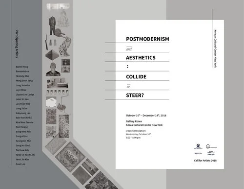 Transartist kate-hers RHEE in Postmodernism and Aesthetics: Collide or Steer