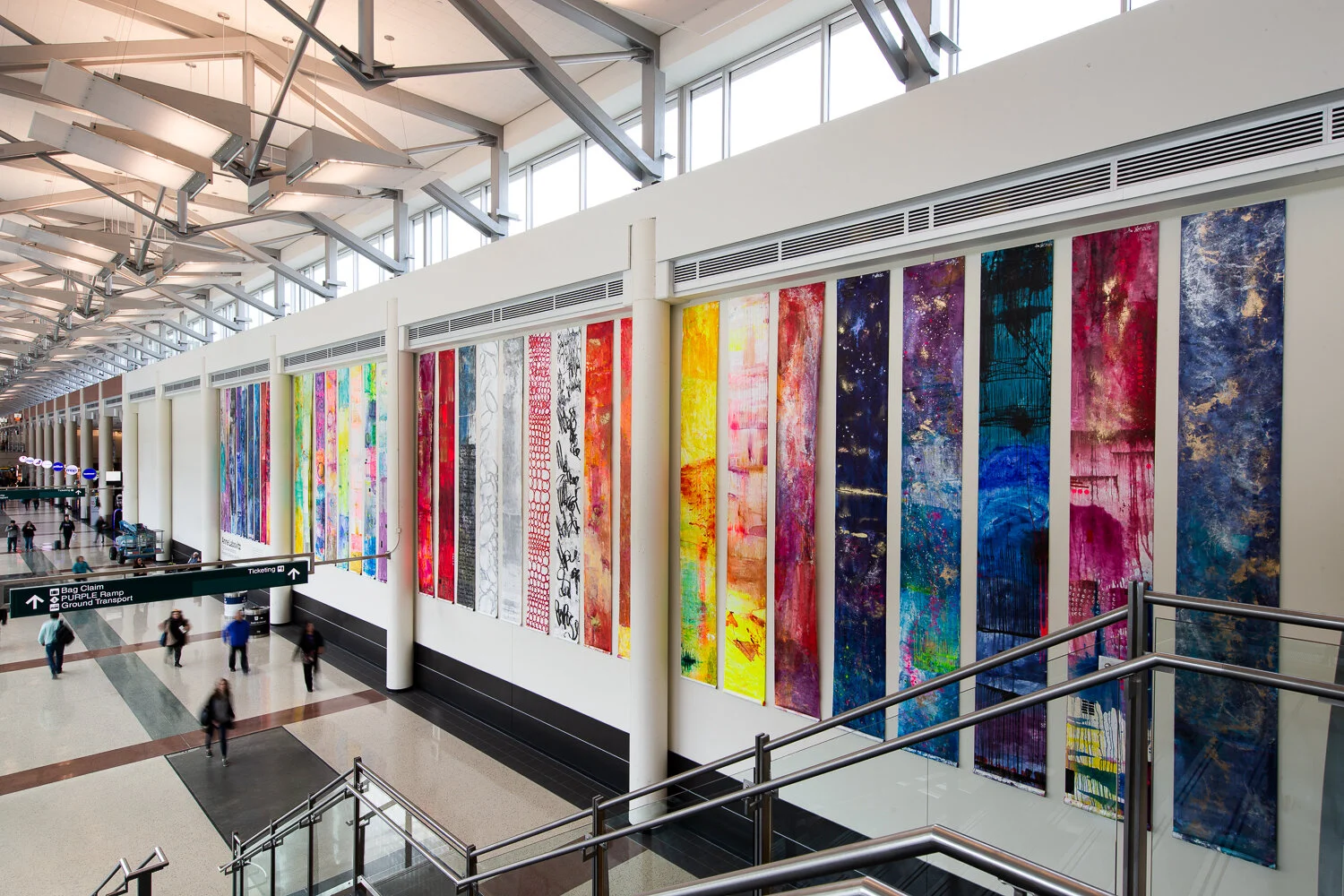 Transart Alumnae Anne Labovitz Installation at Minneapolis International Airport