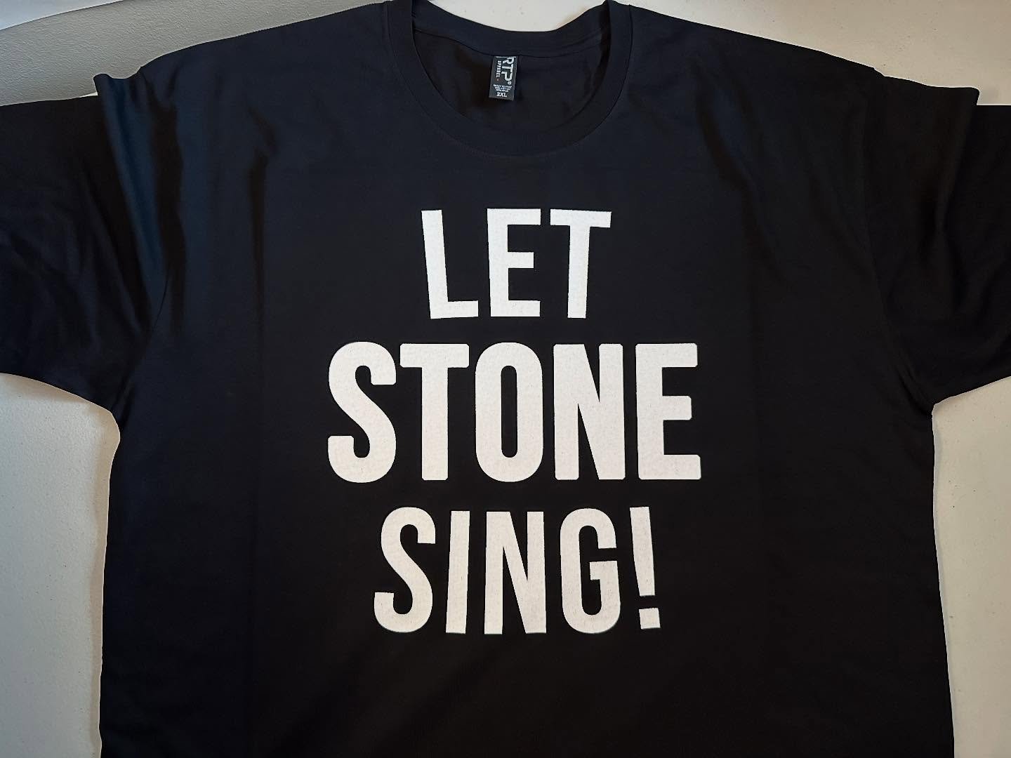 Let Stone Sing !
@stonecarpentergossard 
.
https://goaheadmerch.com/the-names/let-stone-sing-tshirt

.
Black Short Sleeve Tee 
#stonegossard #pearljam #letstonesing #smallbusiness #tshirtprinting