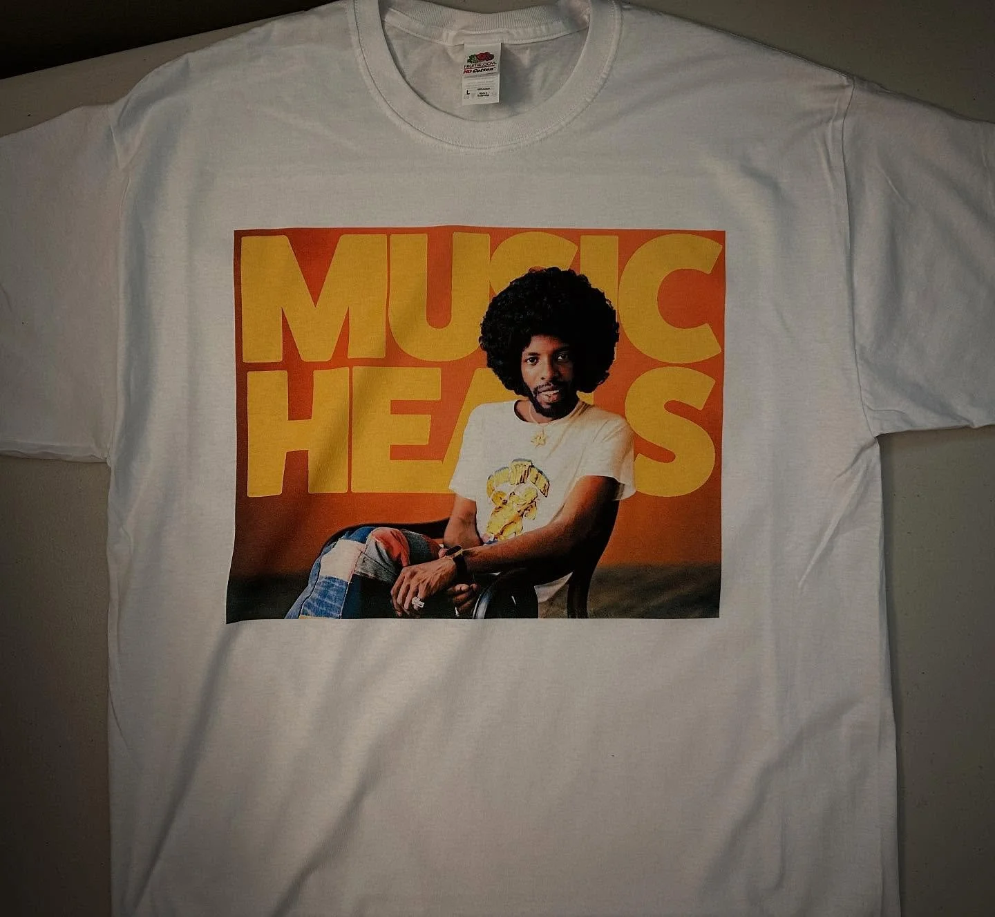 New Shop Addition 
Music Heals : Sly Stone T-Shirt 
.
Link in bio 
#goaheadmerch #tshirt #tshirtdesign #tshirtprinting #slystone #musicheals