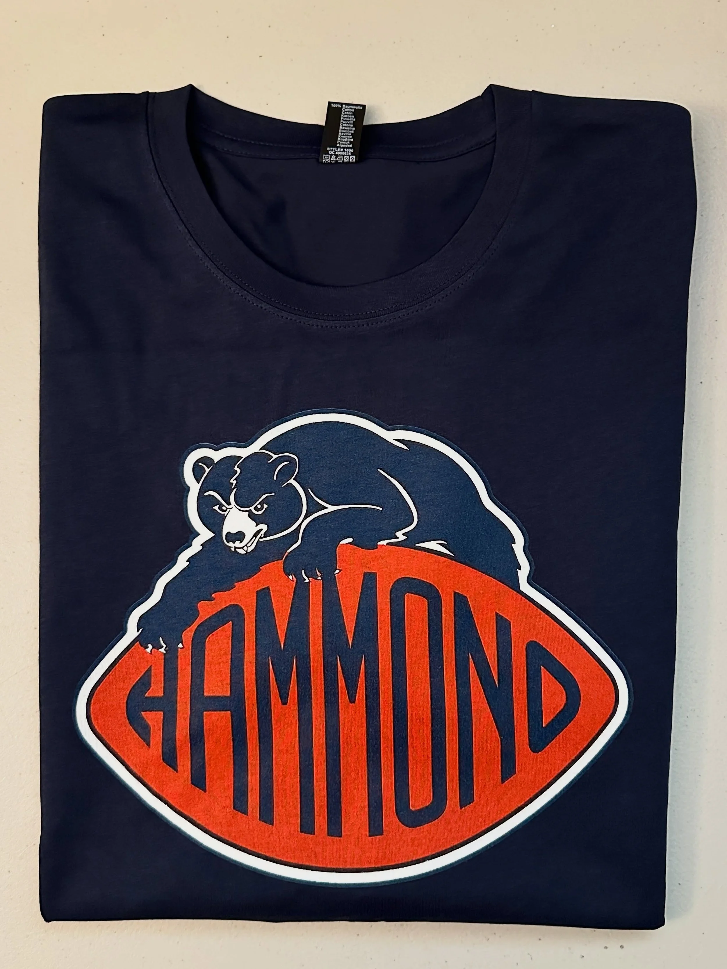 Hammond Bears 
Navy Blue Tee 
.
#bears #hammond #chicago #hammondbears #tshirtdesign