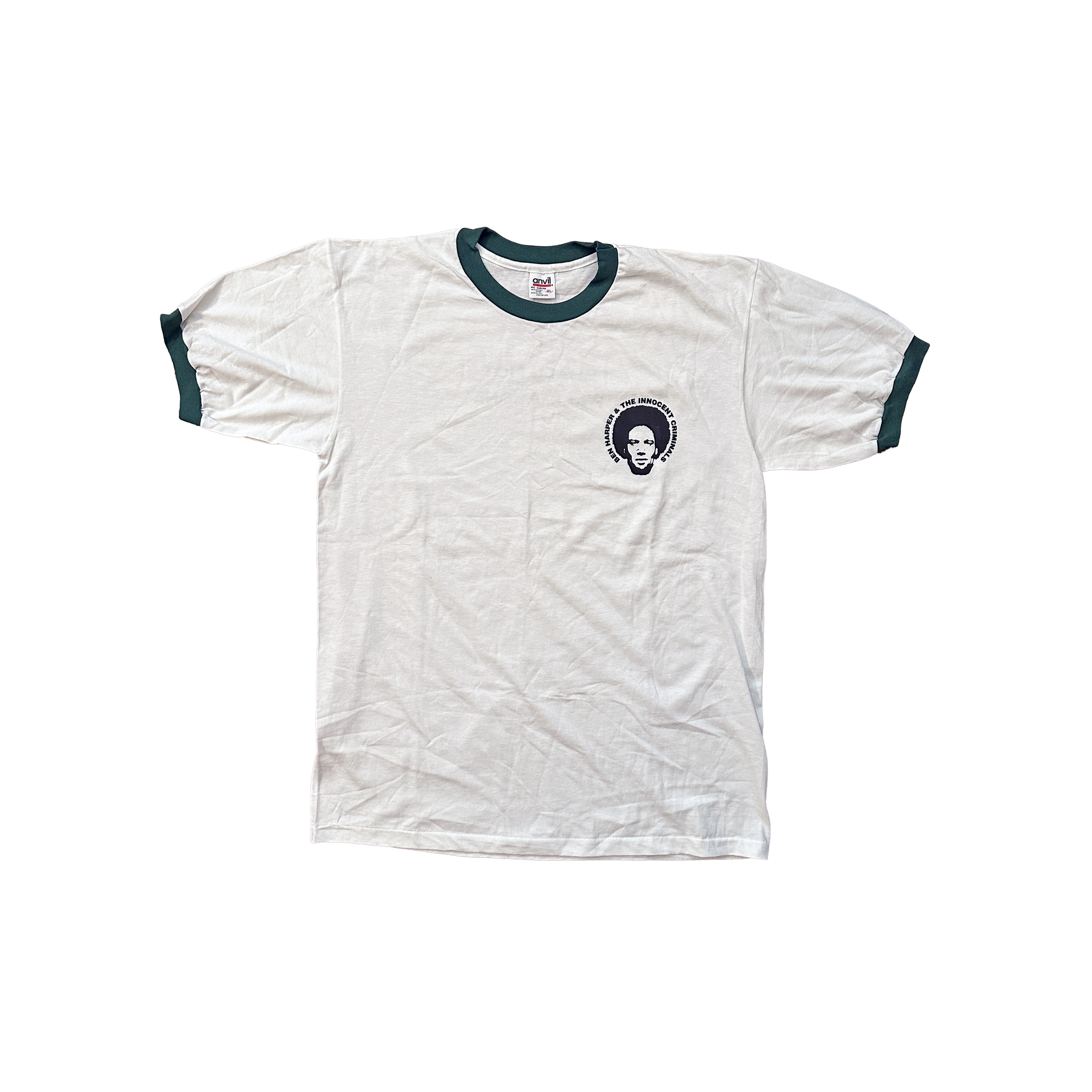 BHIC_Afro_IShallNotWalkAlone_Green_Ringer_TShirt_Front.png
