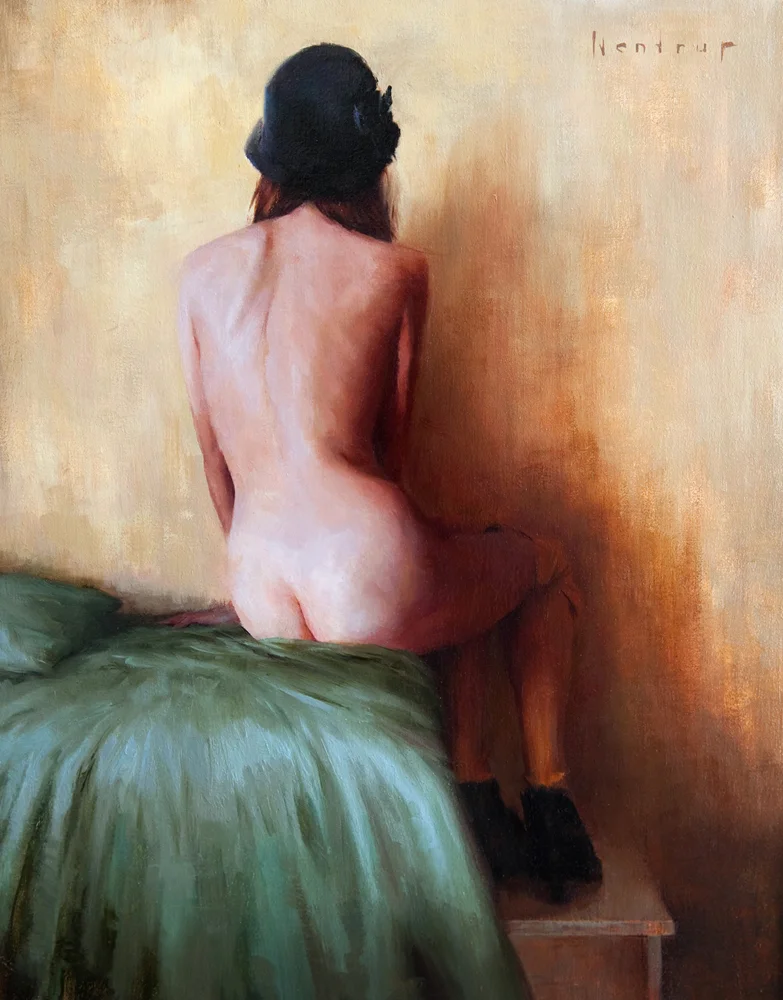 'No Name Face' 16x20 inches, oil on linen (sold)