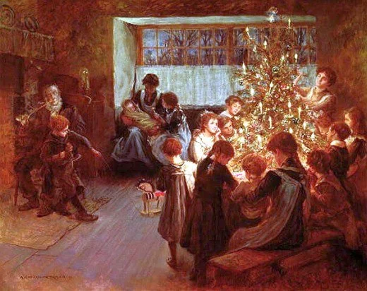 The Christmas Tree - Albert Chevallier Tayler, 1911