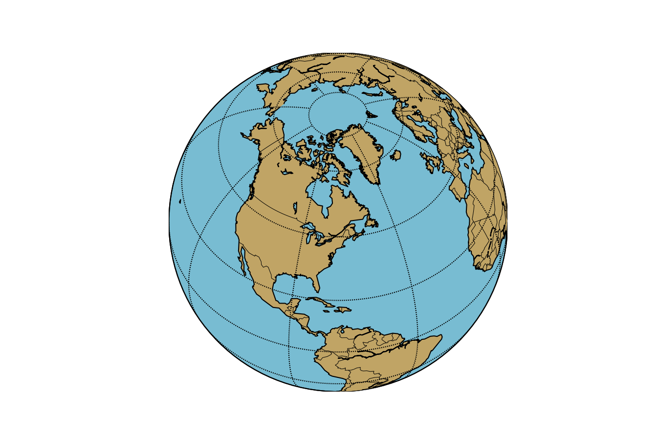How to Create a Rotating Globe Using Python and the Basemap Toolkit ...