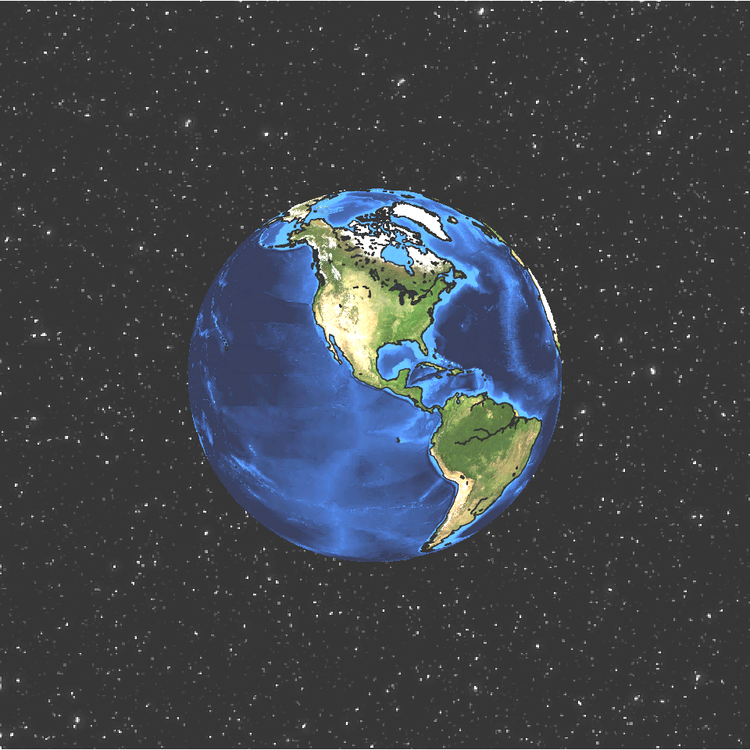 Spinning Globe Animation