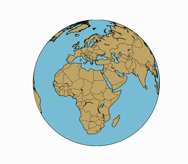How to Create a Rotating Globe Using Python and the Basemap Toolkit ...