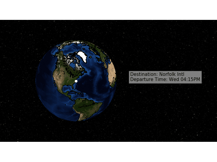 Airport Destination Mapper in Real Time — Maker Portal