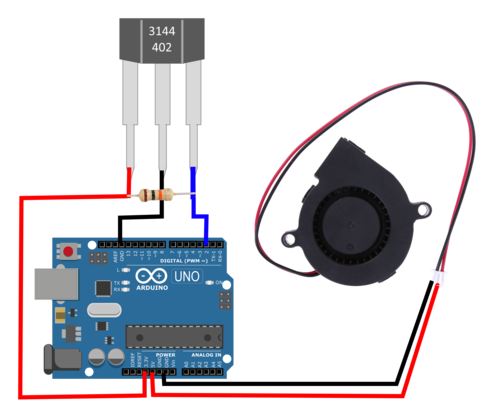 Tachometer - Using Hall Effect Sensor (A3144) to Measure Rotations a — Maker Portal
