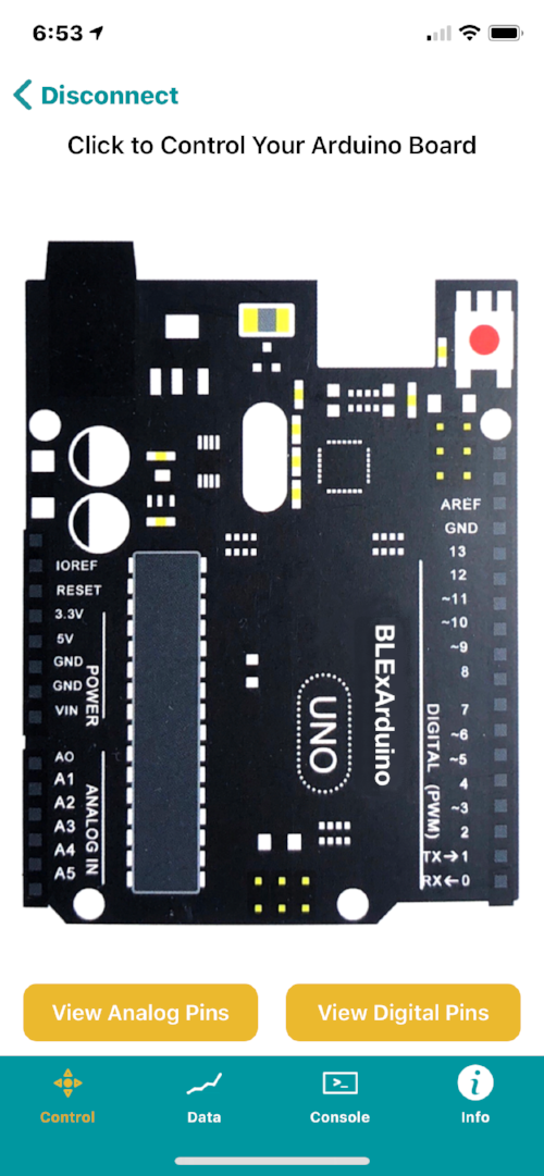 iOS and Arduino Serial Communication Using BLExAR App and Bluetooth ...