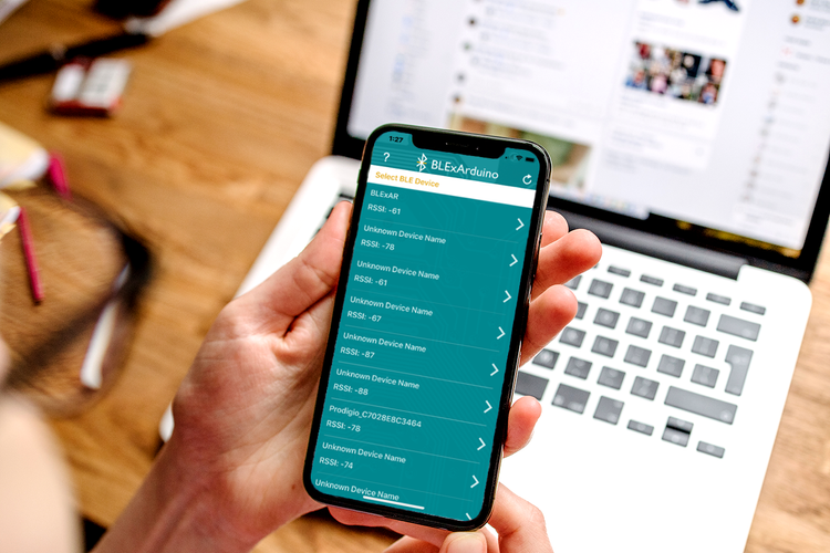 iOS and Arduino Bluetooth Communication Using The BLExAR App and CC2541 ...