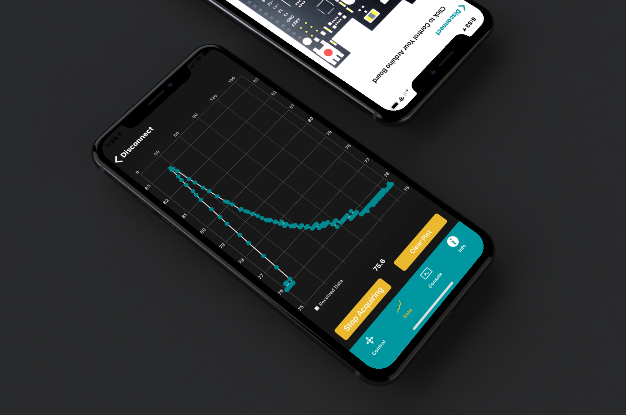 iPhone X Mockup BLExAR App Image Data Analysis.png