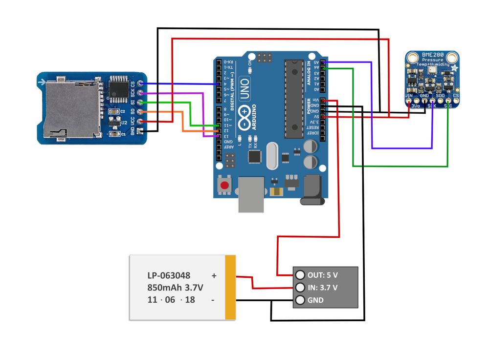 Arduino Sd Card Sensor Arduino SD Card Module Data Logger — Maker Portal