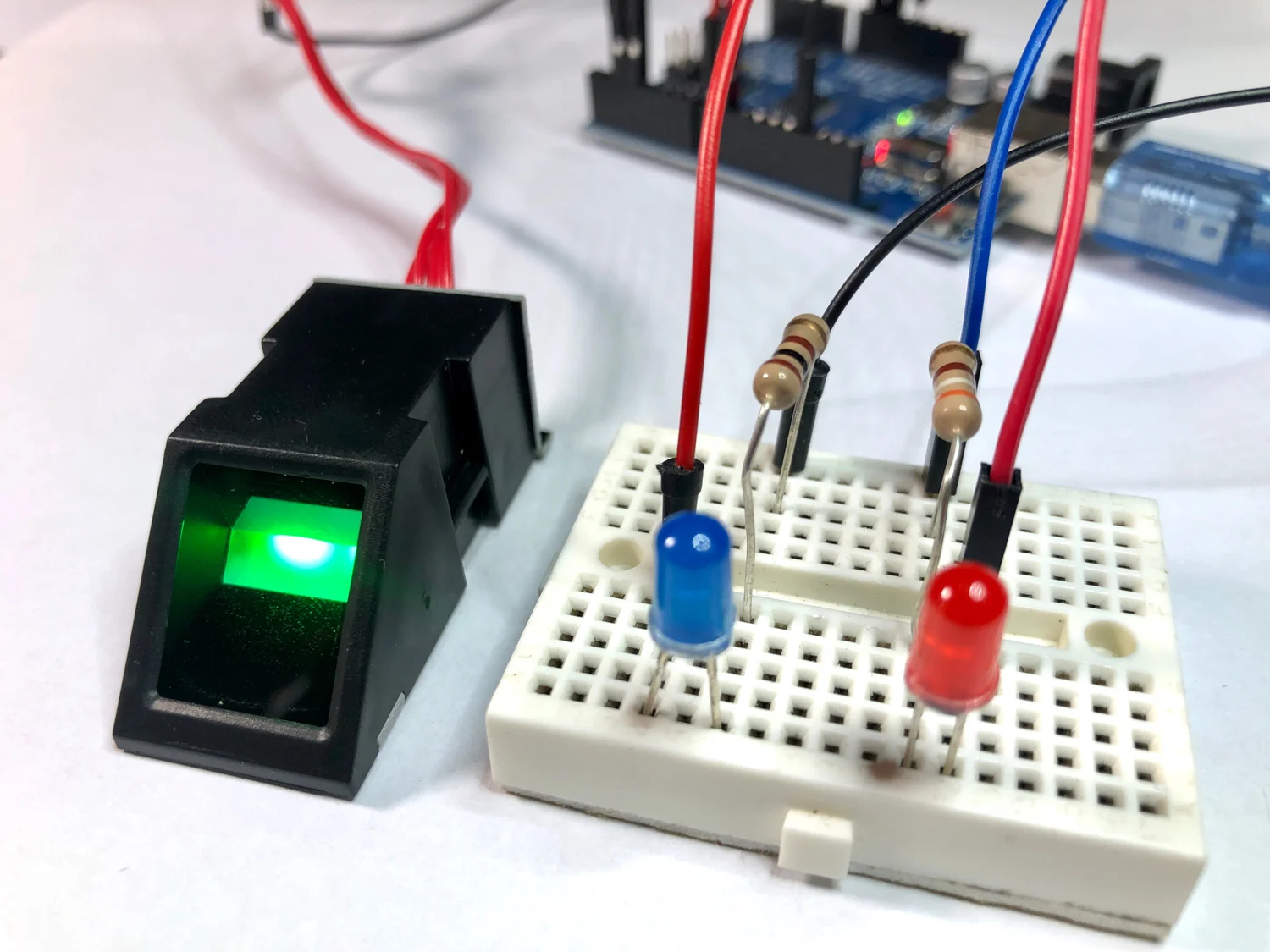 Arduino Optical Fingerprint Sensor (AS608) — Maker Portal