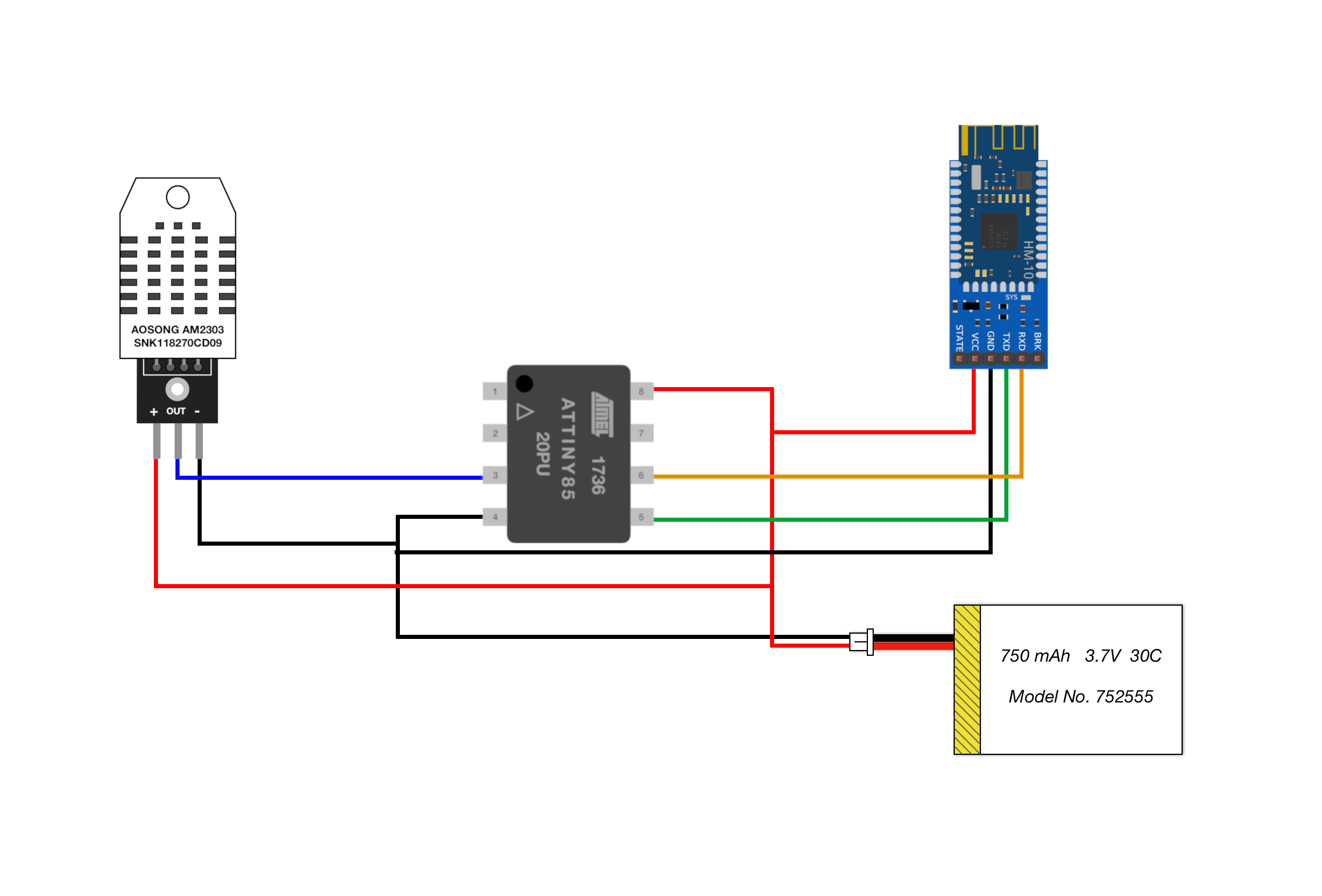 ATtiny85 Internet of Things Bluetooth Arduino Board — Maker Portal