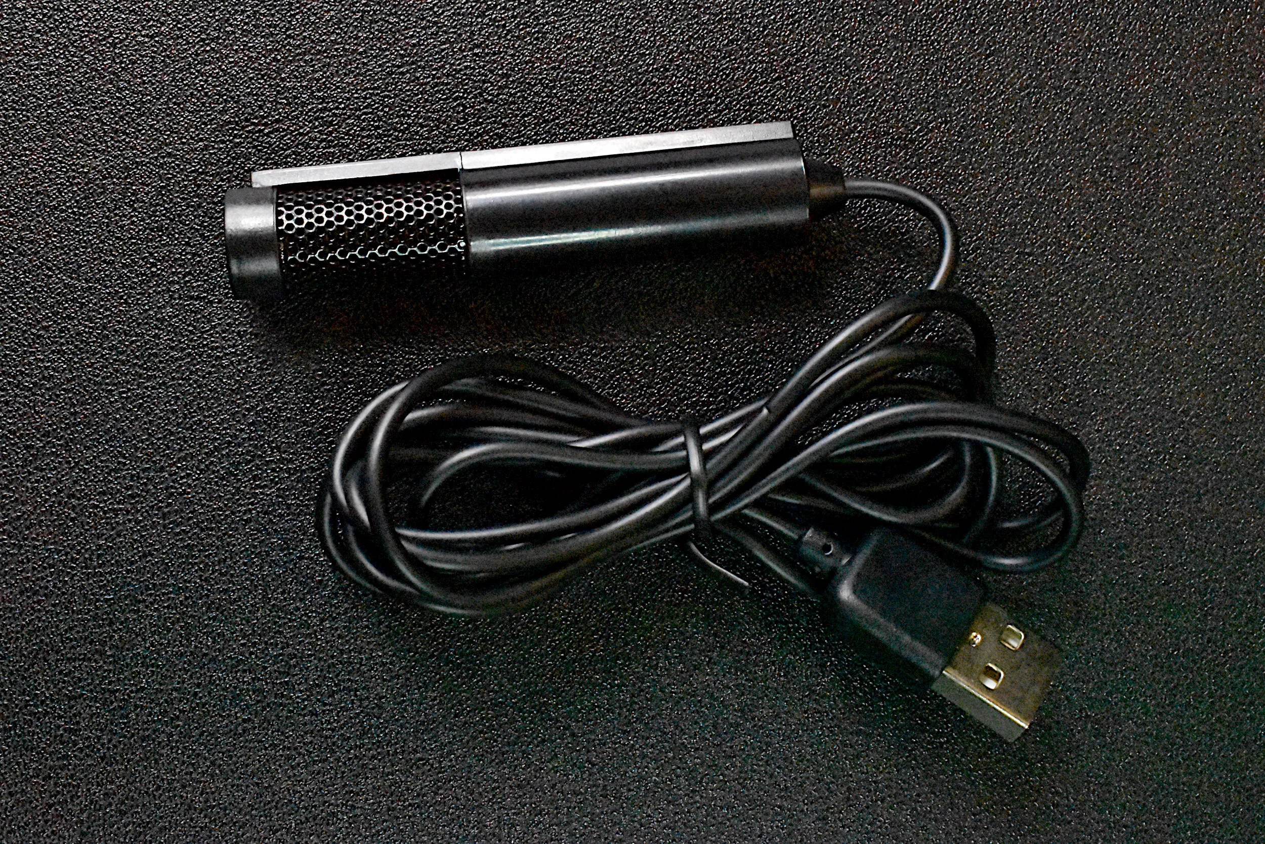 Tragbare 360°Einstellbare Schwarz Mini USB Mikrofon für Raspberry Pi 