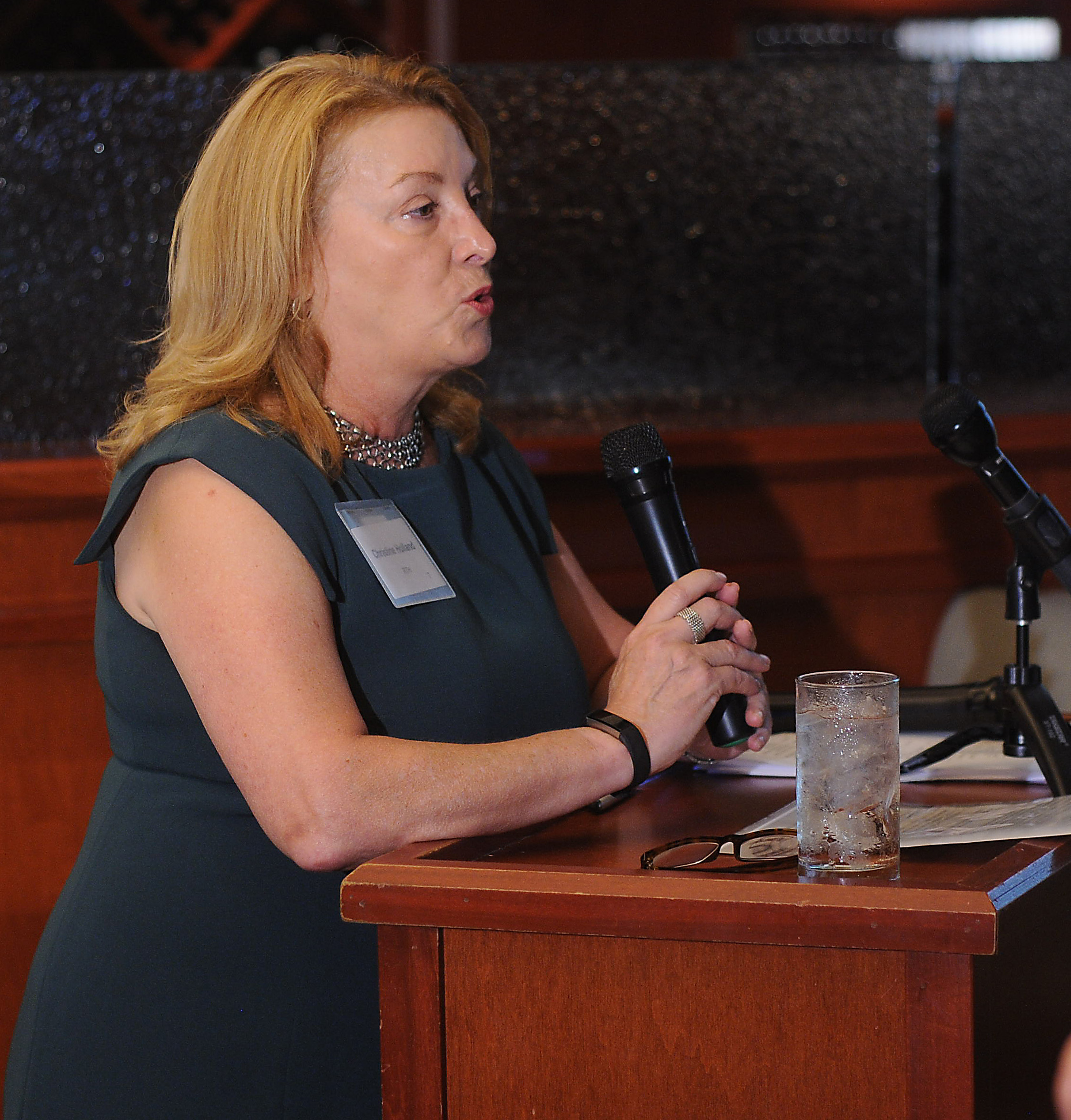  CEO Christine Holland speaks&nbsp; 