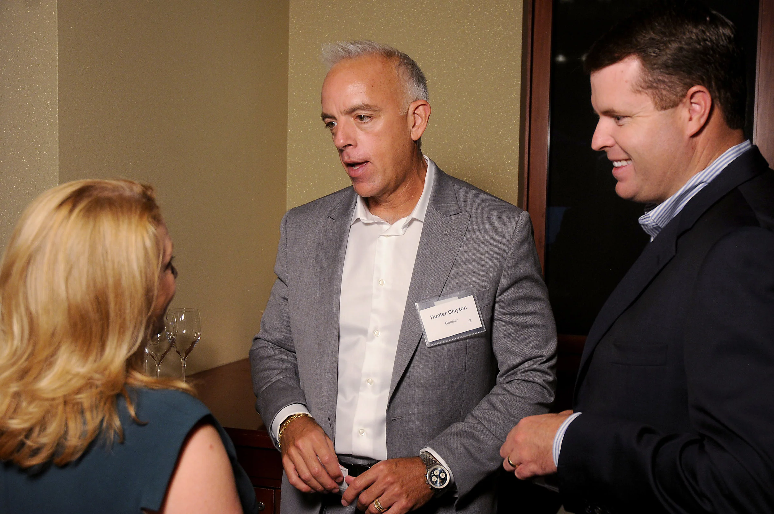  Hunter Clayton speaks to Christine Holland and Scott Clarke 