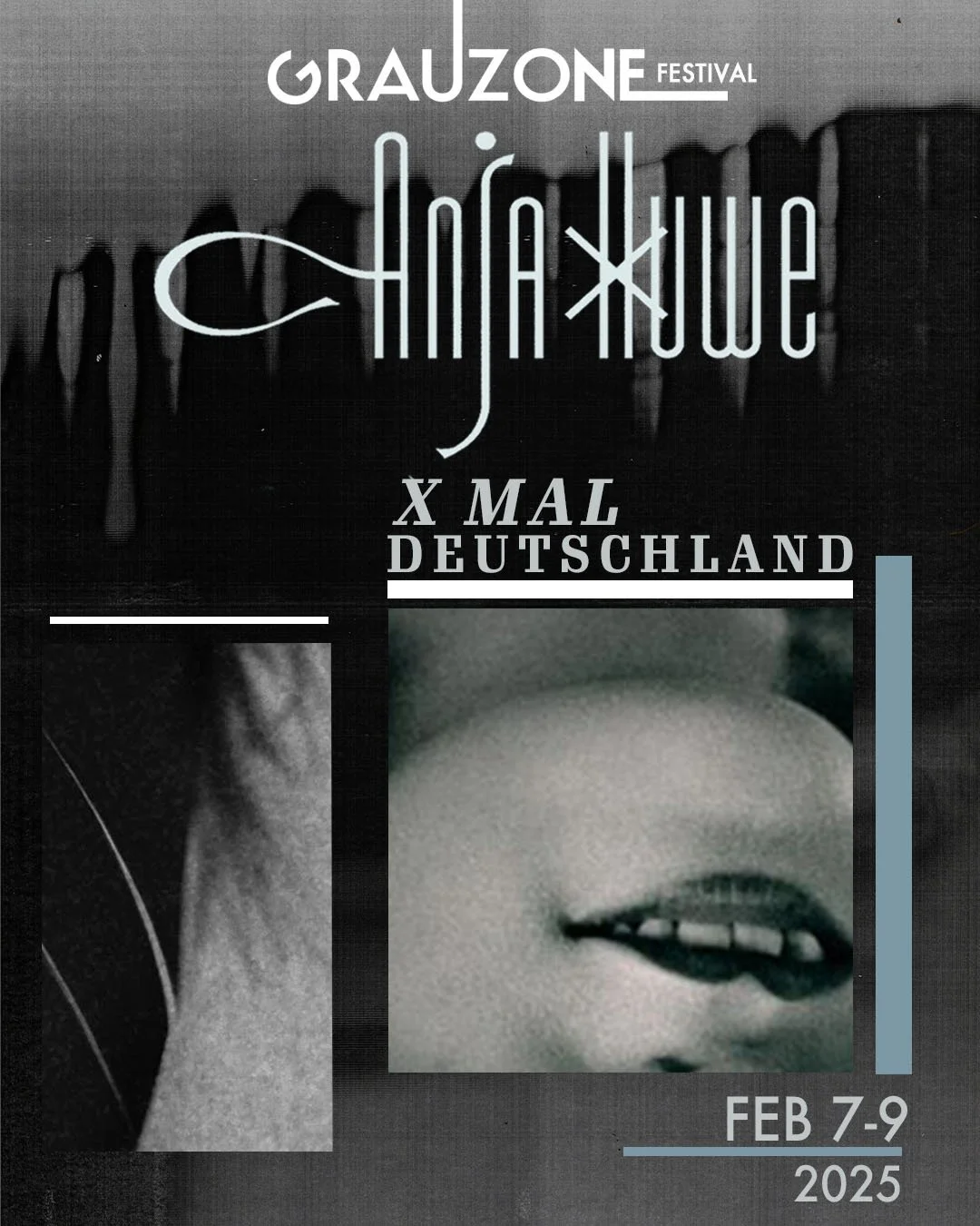 Anja Huwe (X Mal Deutschland) performing X Mal Deutschland &amp; solo album for first time