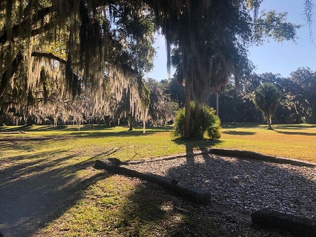 Taking a break from #rsmclassic? 🏌🏼&zwj;♂️Come visit us at the Fort. It&rsquo;s a perfect fall morning for a little stroll under the oaks. 
#limerick #fortfrederica #nationalmonument #nps #supportthefort