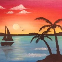 Sunset at Sea
