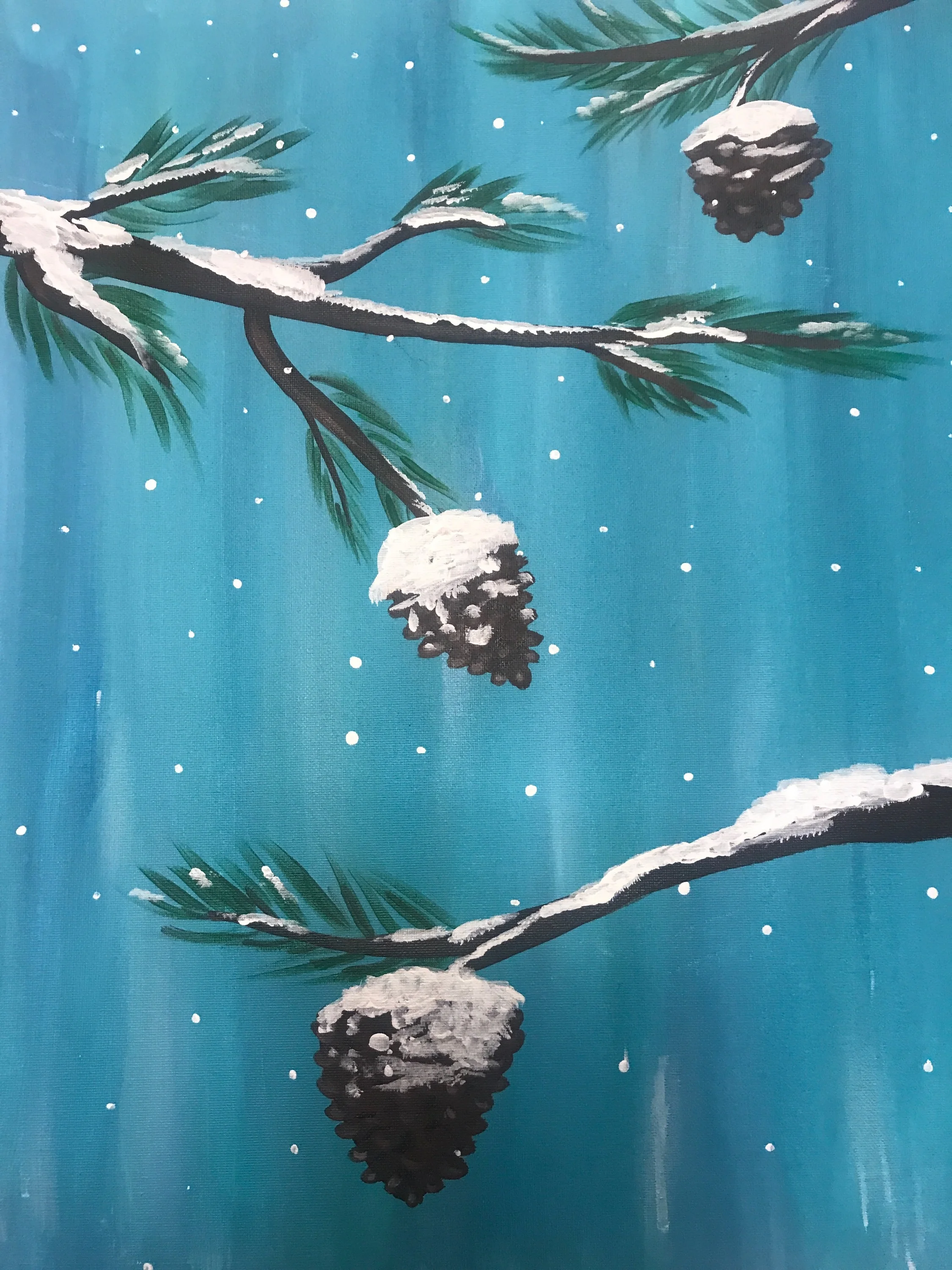 Frosted Pinecones