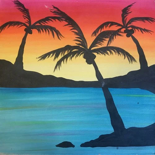 Palm Tree Sunset