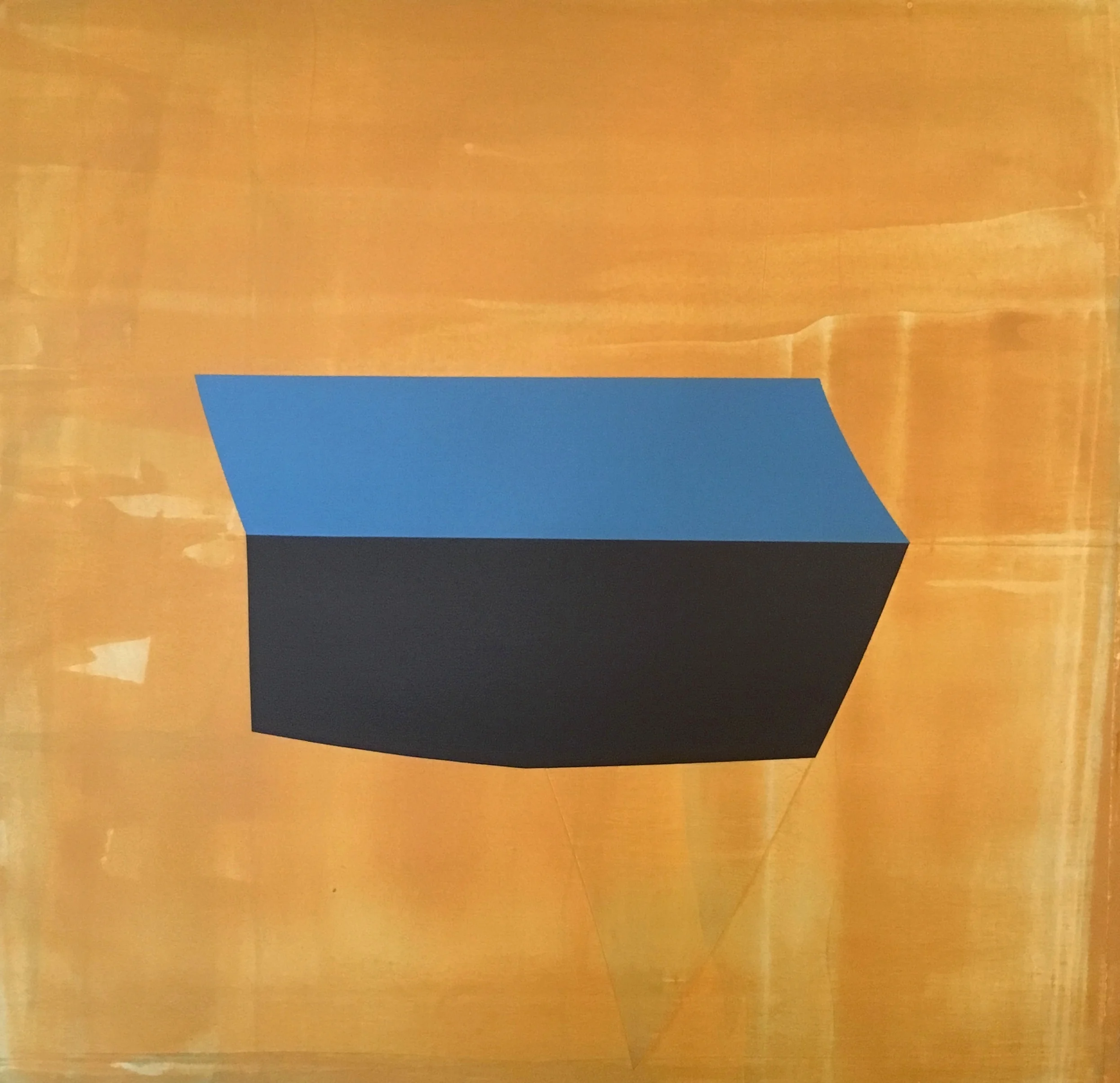  Fold ; Gouache/Acrylic on Rag Paper, 22” x 22” 