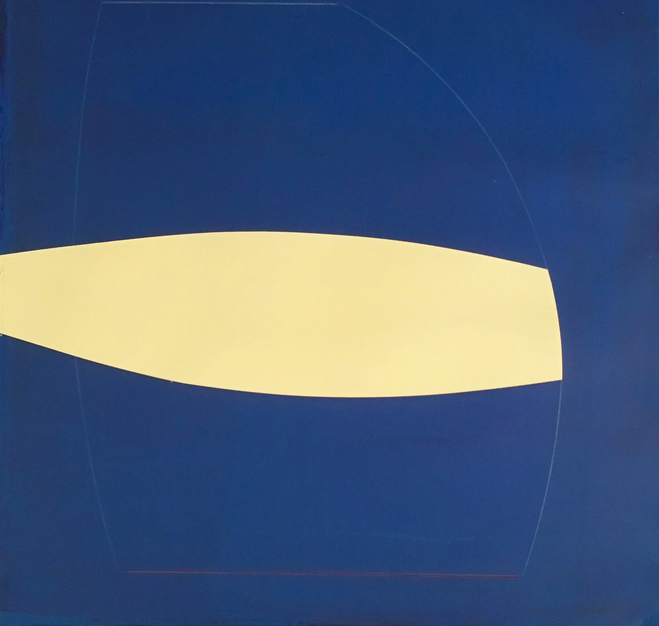   Moby Dick, , Acrylic/Gouache on Rag Paper, 22”x 22” 