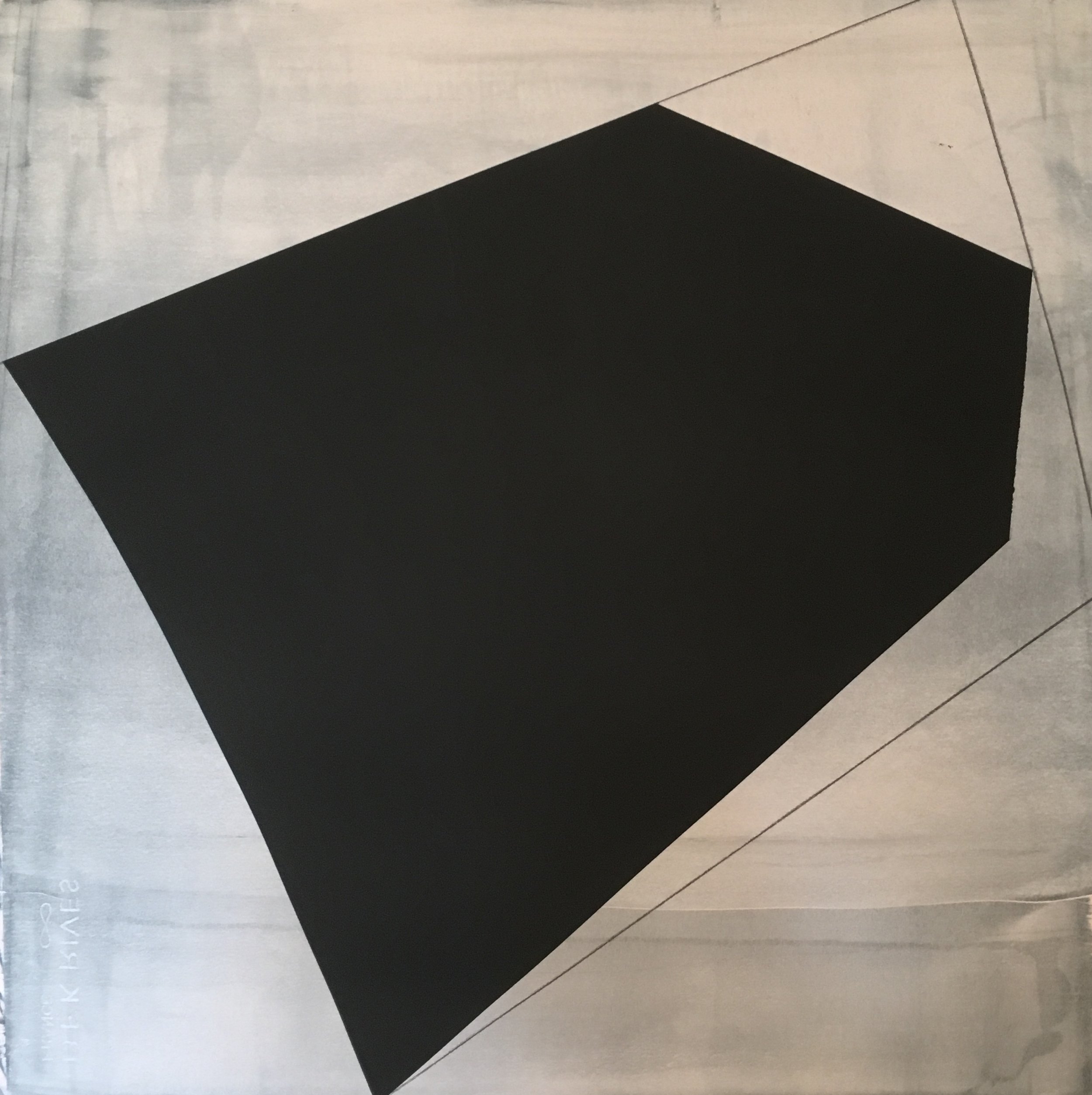   Diamonds to Glass  ; Gouache/Acrylic on Rag Paper, 22’”x 22” 