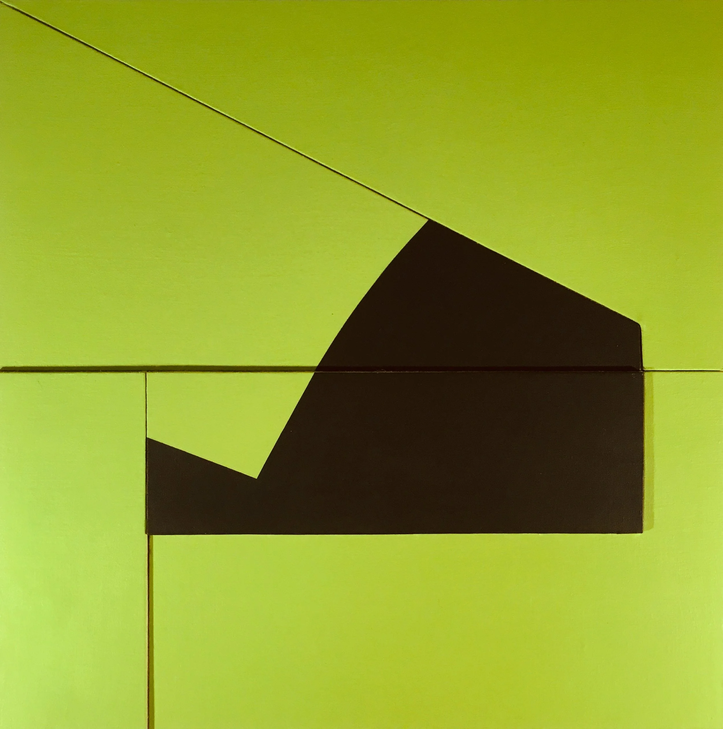   Mount Katahdin  : Acrylic on linen , 24” x 24” 