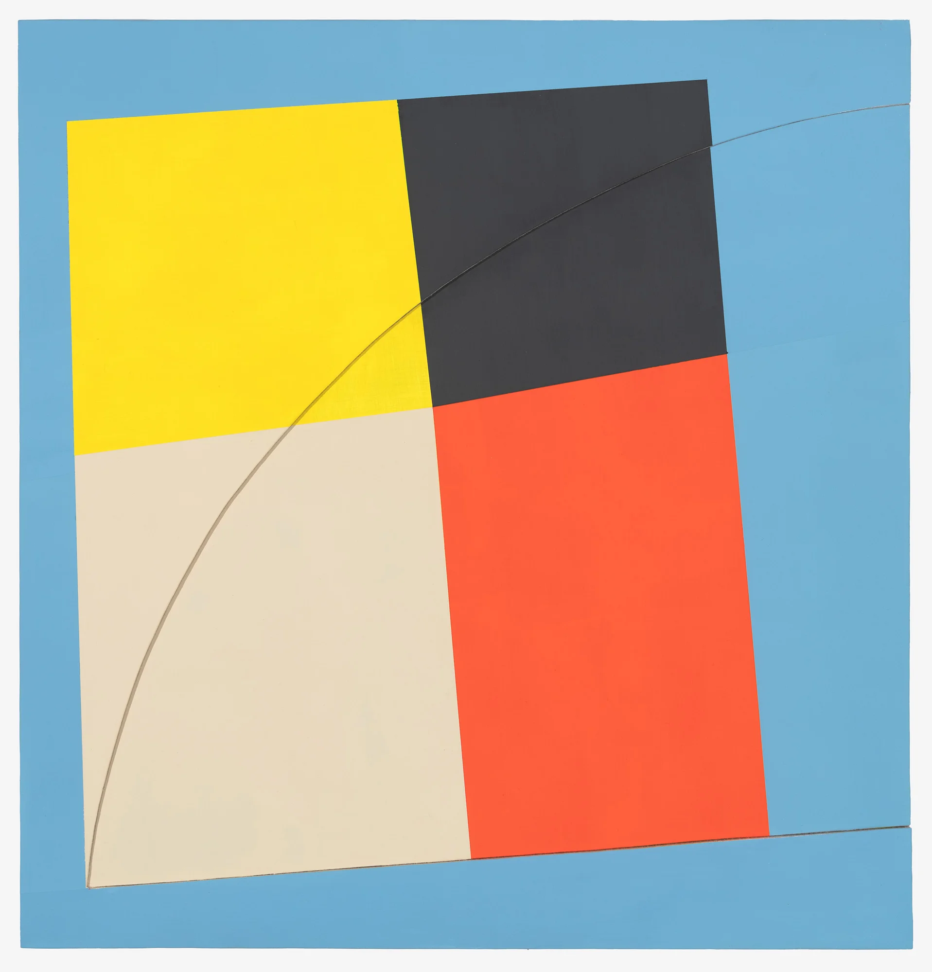   Quadrilaterals #1 , Acrylic on Linen, 36’x 36’ 