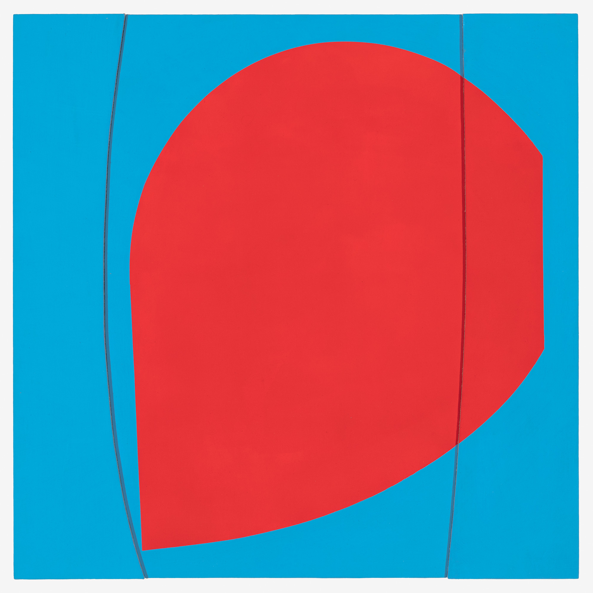   Closed Curve , Acrylic on Linen, 24” x 24” 