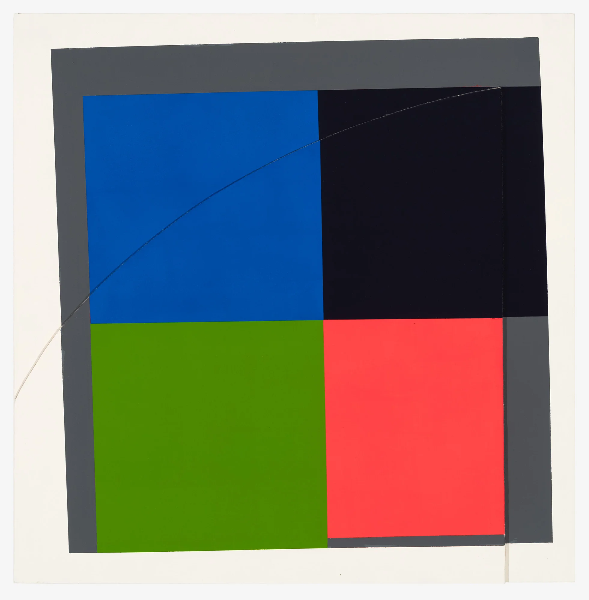   Quadrilaterals #2,  Acrylic on Linen, 24” x 24” 