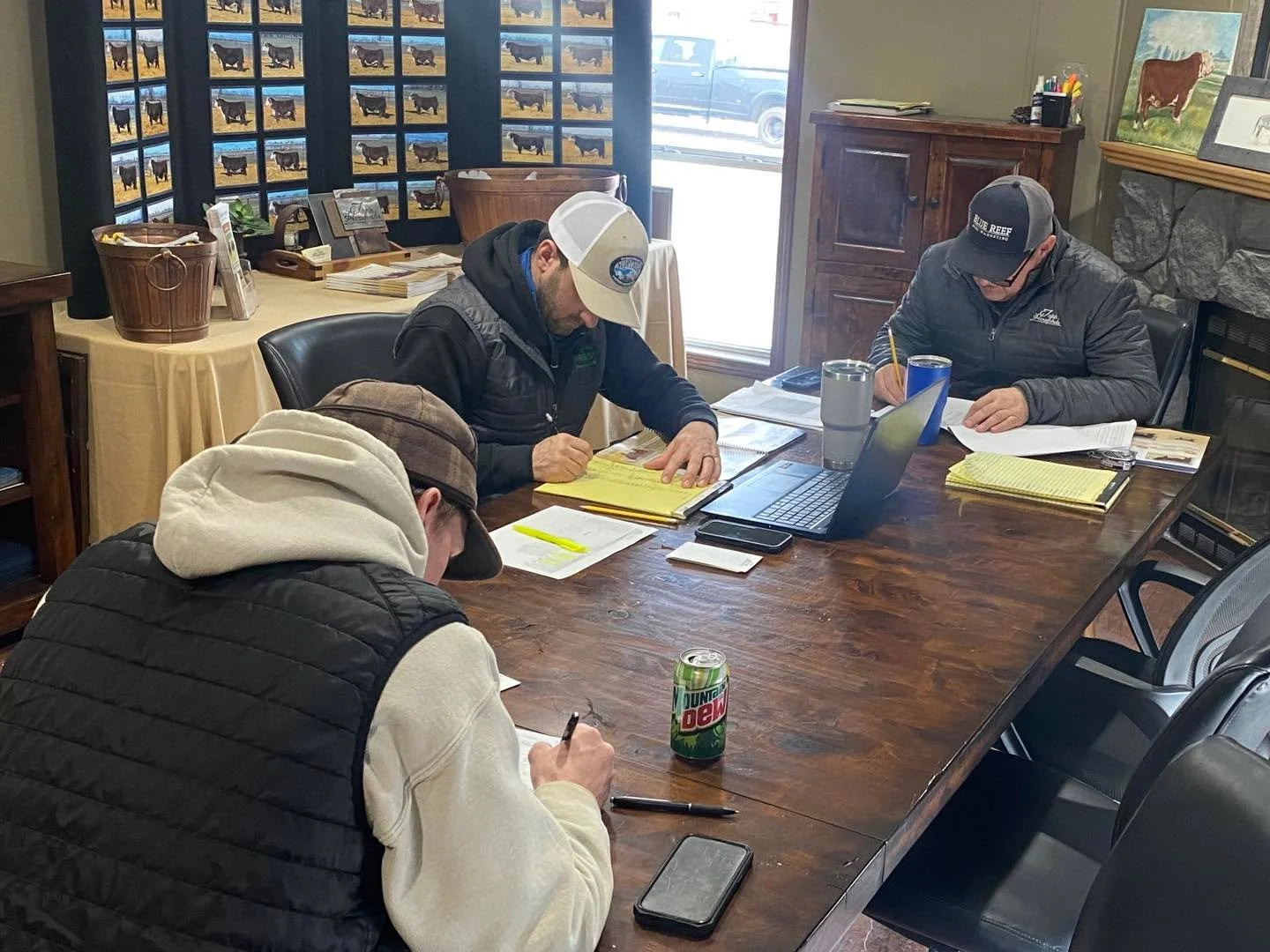 Diligently working on the sale order!