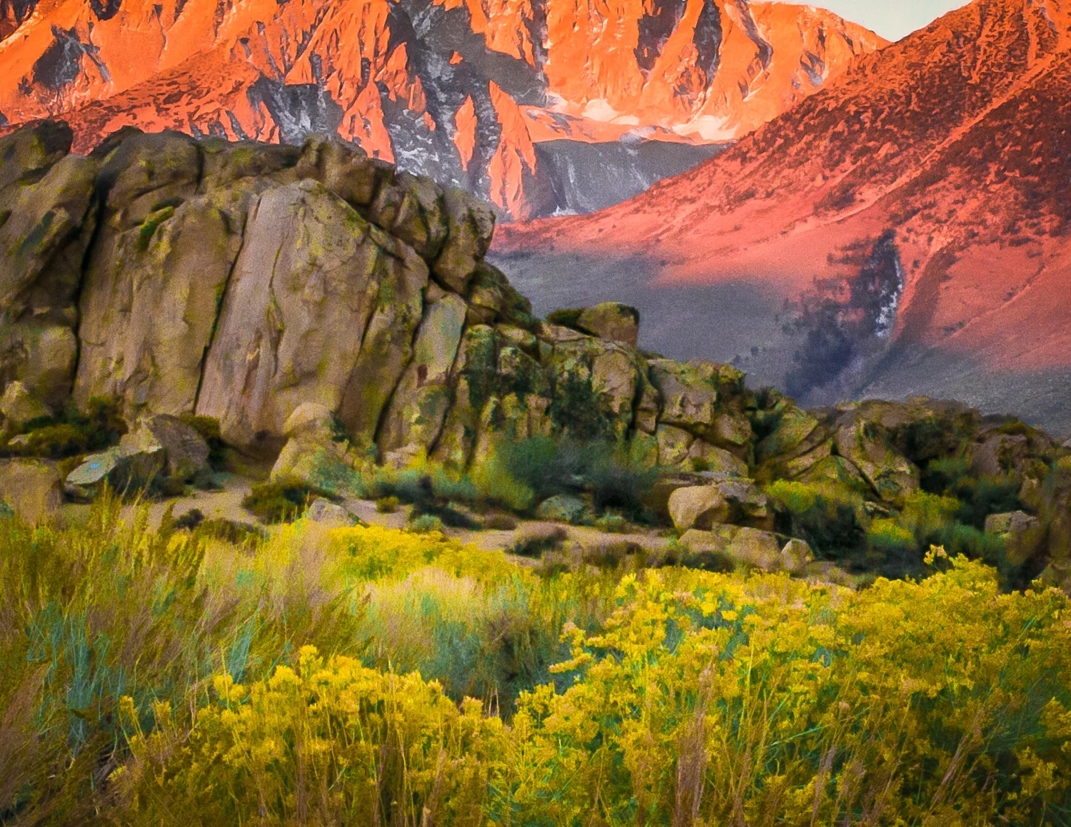 Sunrise2 Buttermilk Mountain, CA