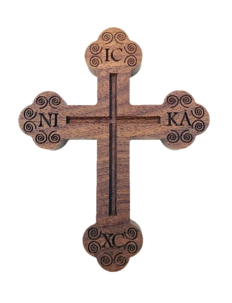 Large 2 Bar Budded Wall Cross with Fillegree.JPG