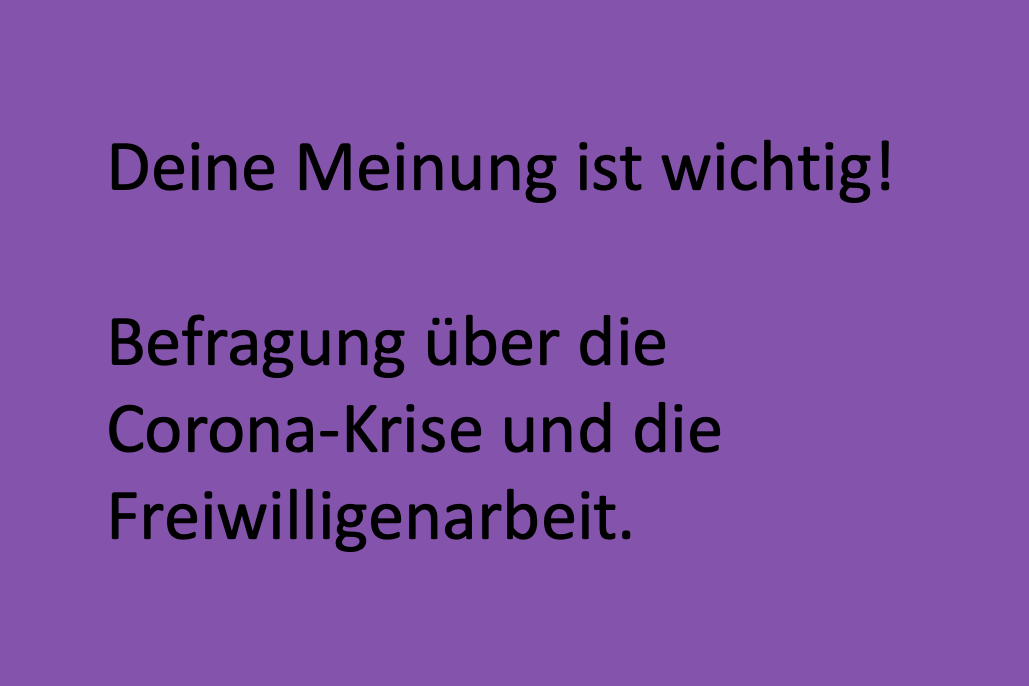 29. September: Deine Meinung ist wichtig