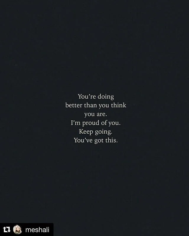 #Reposting from my friend @meshali. Thought the words were necessary for the social media Monday scroll. 
#yougotthis ・・・
Because sometimes we need to hear this from someone. Sleep well, you&rsquo;re doing good, and Gods got this. (Also, @benjaminlun