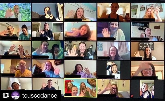2020, the year of &ldquo;Adapt and Change&rdquo;. We were made for this, Dancers!

Repost @tcusccdance ・・・
The SCCDance is online! We tested out our new virtual Erma Lowe Lounge today as we get ready for classes to start tomorrow. Current students: y
