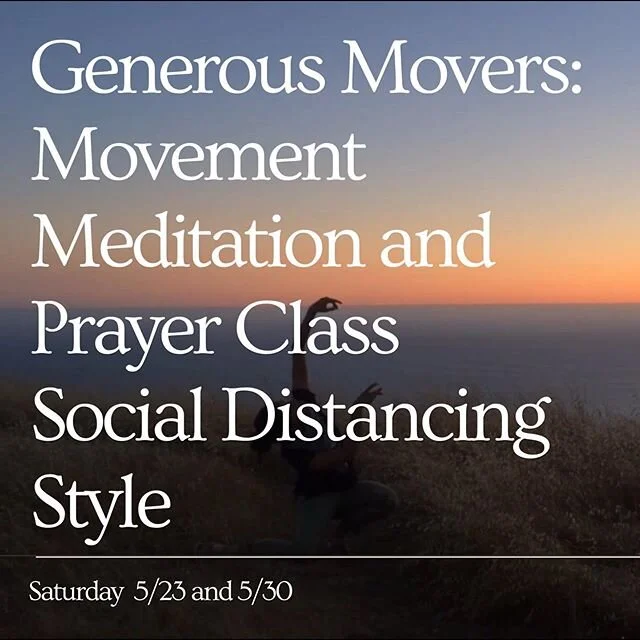 Tired of screens, but not just ready to head back into the studio walls. So, we&rsquo;re taking  Generous Movers outdoors for fresh air and 6&rsquo; apart community. Join me Saturday morning near white rock lake. DM for details. .
.
.
#isolationisimp