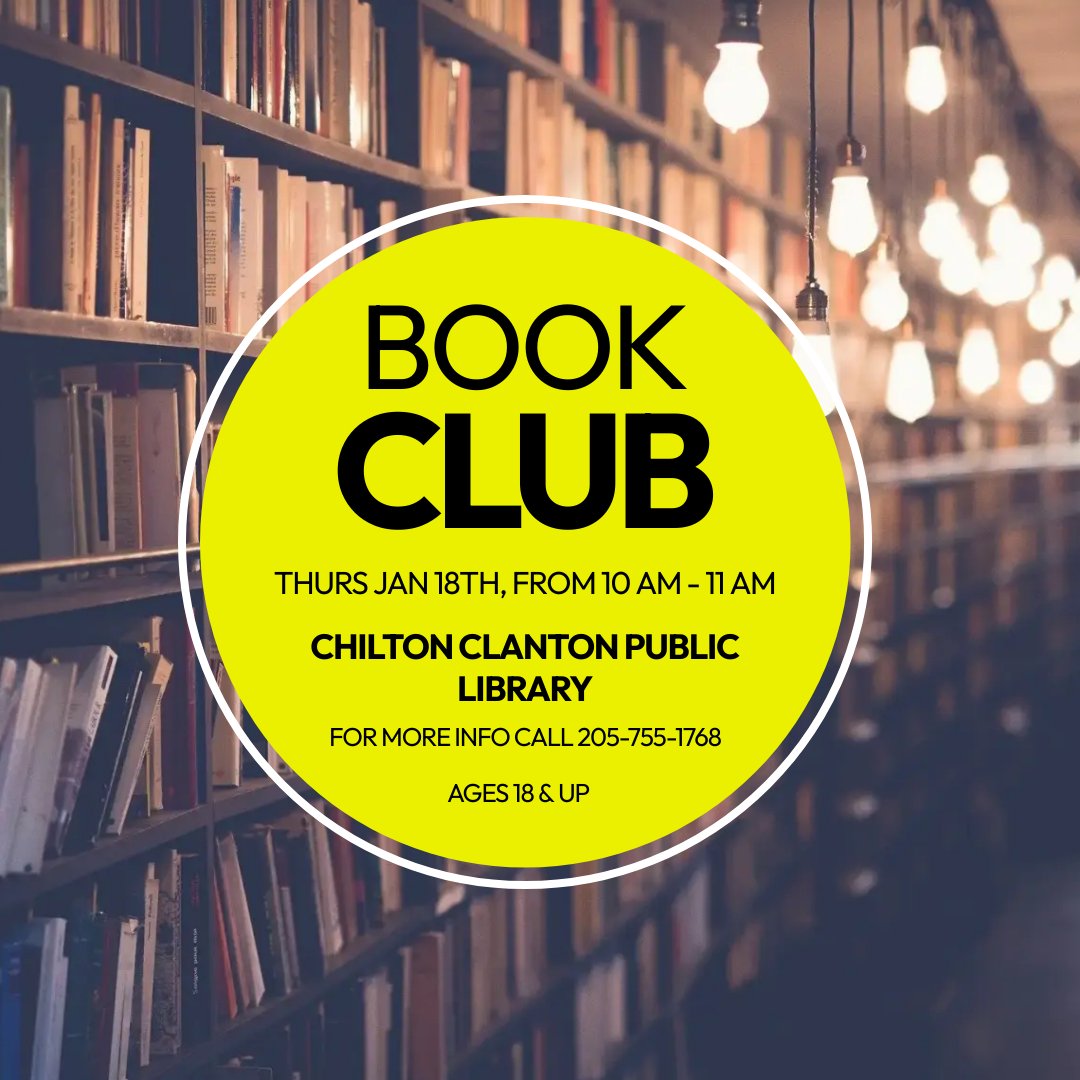 BOOK CLUB- POSTPONED 
