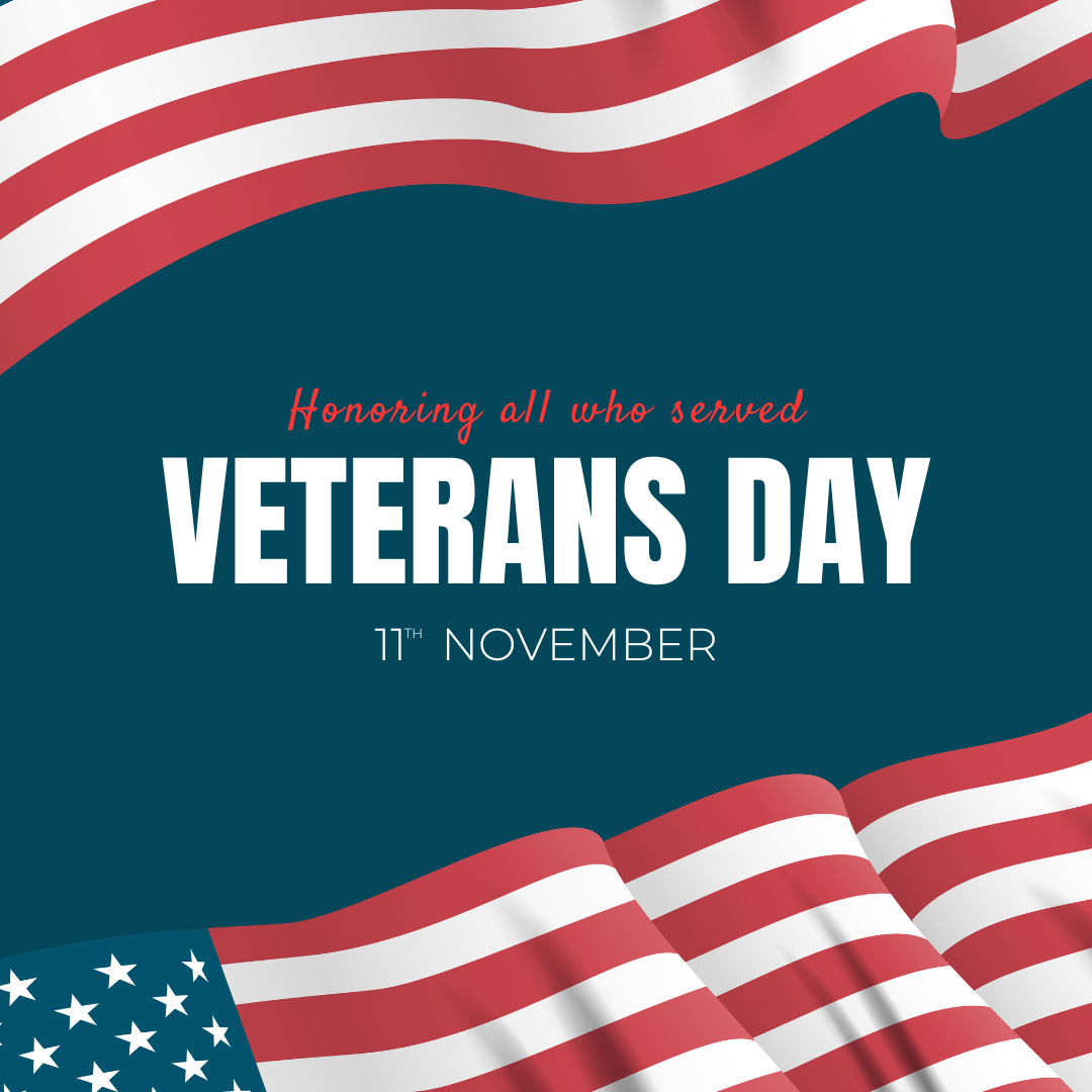 CLOSED- VETERANS DAY