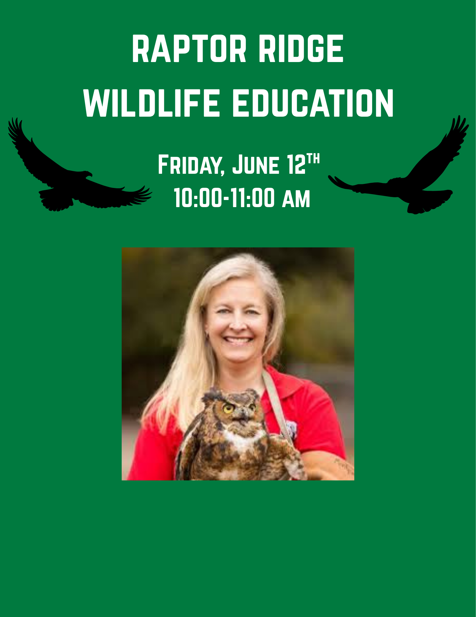 RAPTOR RIDGE WILDLIFE EDUCATION