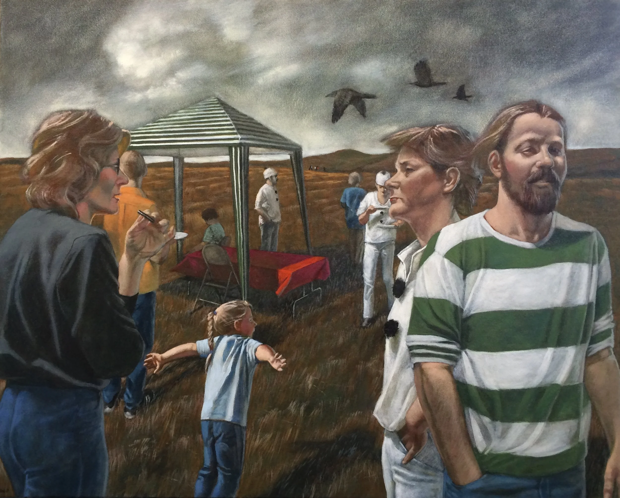"Konza Picnic," by Barbara Waterman-PetersBarbara Waterman-Peters' Bio